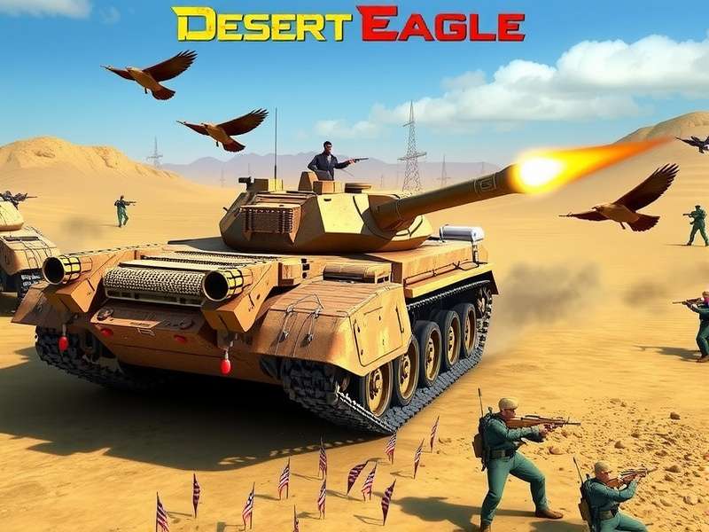Desert Eagle Tank battle scene